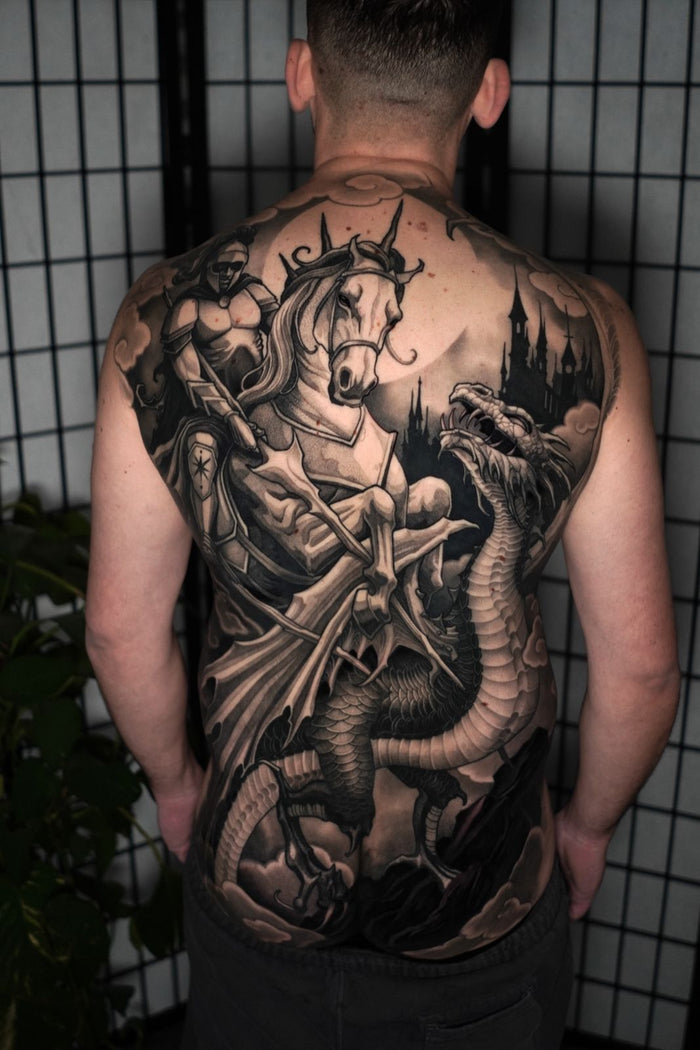 Illustrative tattoo by Umbra Tattoo, Fitzroy Melbourne