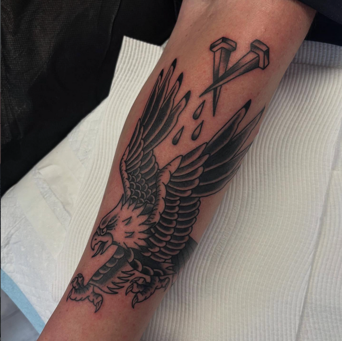 Traditional tattoo by Umbra Tattoo, Fitzroy Melbourne